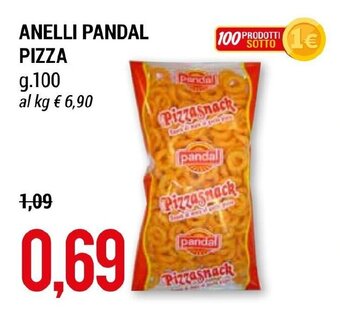 Hardis ANELLI PANDAL PIZZA g 100 offerta