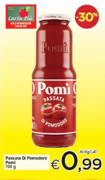 Crai Passata Di Pomodoro Pomì 700 g offerta