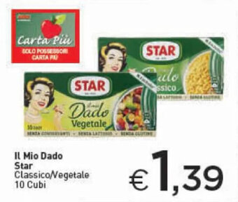 Crai Il Mio Dado Star Classico/Vegetale 10 Cubi offerta