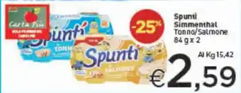 Crai Spuntì Simmenthal Tonno/Salmone 84 g x 2 offerta