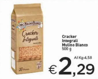 Crai Cracker Integrali Mulino Bianco 500 g offerta