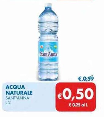 MD Discount ACQUA NATURALE SANT'ANNA l 2 offerta
