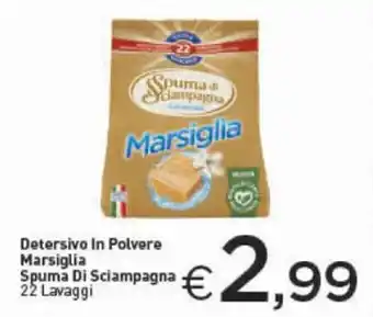 Crai Detersivo In Polvere Marsiglia Spuma di Sciampagna 22 Lavaggi offerta