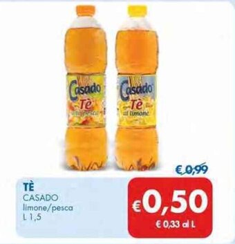 MD Discount TÈ CASADO limone/pesca L1,5 offerta
