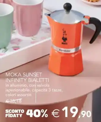 Esselunga MOKA SUNSET INFINITY BIALETTI offerta