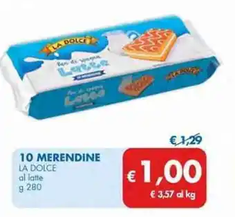 MD Discount 10 MERENDINE LA DOLCE g 280 offerta