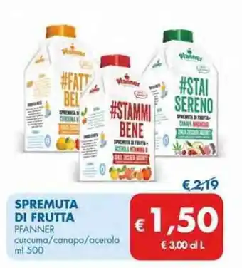 MD Discount SPREMUTA DI FRUTTA PFANNER ml 500 offerta