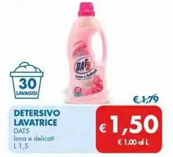 MD Discount DETERSIVO LAVATRICE DAT5 l 1,5 offerta