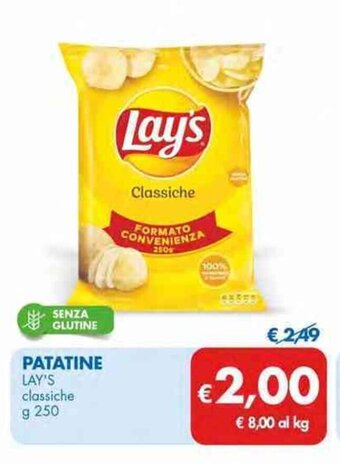 MD Discount PATATINE LAY'S classiche g 250 offerta