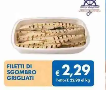 MD Discount FILETTI DI SGOMBRO GRIGLIATI offerta
