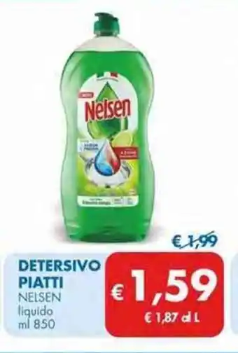 MD Discount DETERSIVO PIATTI NELSEN liquido ml 850 offerta
