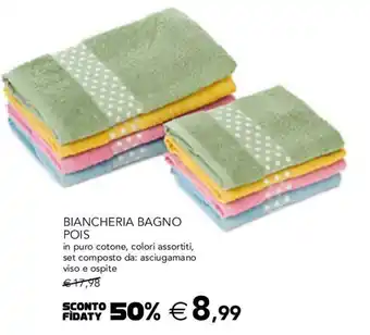 BIANCHERIA BAGNO POIS