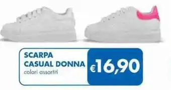 MD Discount SCARPA CASUAL DONNA colori assortiti offerta