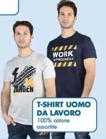 MD Discount T-SHIRT UOMO DA LAVORO ssortite offerta