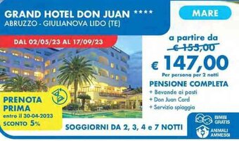 MD Discount GRAND HOTEL DON JUAN offerta