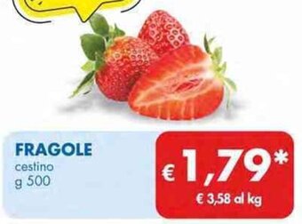 MD Discount FRAGOLE cestino g 500 offerta