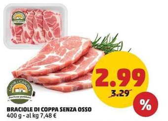 PENNY BRACIOLE DI COPPA SENZA OSSO 400 g offerta