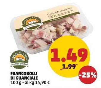 PENNY FRANCOBOLLI DI GUANCIALE 100 g offerta