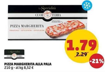 PENNY PIZZA MARGHERITA ALLA PALA 210 g offerta