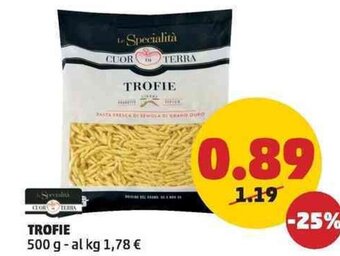PENNY Cuor di Terra TROFIE 500 g offerta