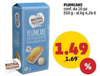 PENNY PLUMCAKE conf. da 10 pz 350 g offerta
