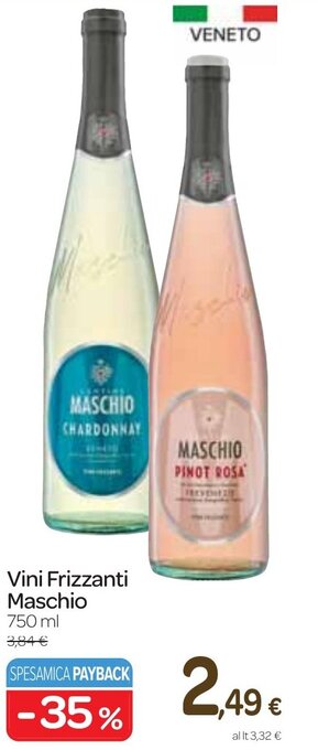 Carrefour Vini Frizzanti Maschio 750 ml offerta