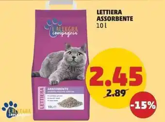 PENNY LETTIERA ASSORBENTE 10 l offerta