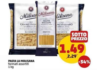 PENNY PASTA LA MOLISANA formati assortiti 1 kg offerta