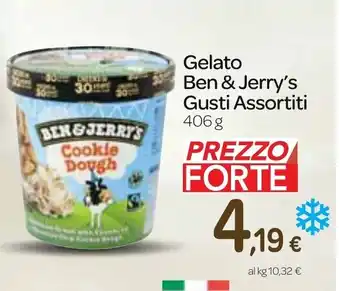 Carrefour Gelato Ben & Jerry's Gusti Assortiti 406g offerta