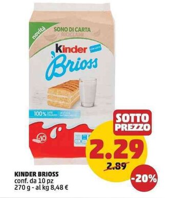 PENNY KINDER BRIOSS conf. da 10 pz 270 g offerta