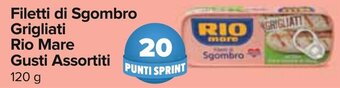 Carrefour Filetti di Sgombro Grigliati Rio Mare Gusti Assortiti 120 g offerta