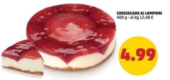 PENNY CHEESECAKE AI LAMPONI 400 g offerta