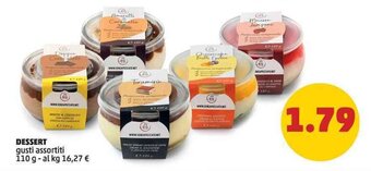PENNY DESSERT gusti assortiti 110 g offerta