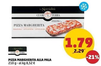 PENNY PIZZA MARGHERITA ALLA PALA 210 g offerta
