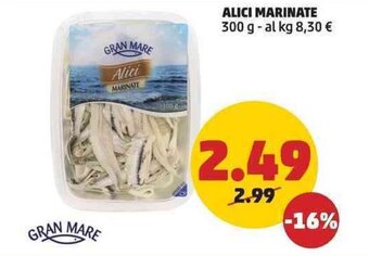 PENNY ALICI MARINATE 300 g offerta