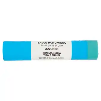 Coop Sacchi per pattumiera azzurri sacme offerta