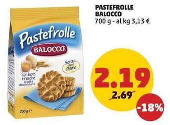 PENNY PASTEFROLLE BALOCCO 700 g offerta