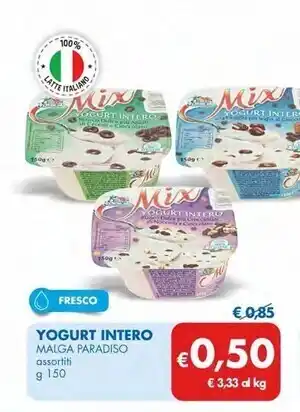 MD Discount Malga paradiso yogurt intero offerta