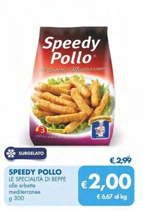 Le specialità di beppe speedy pollo