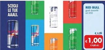 MD Discount Red bull gusti assortiti offerta