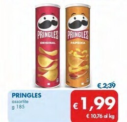 MD Discount Pringles assortite offerta