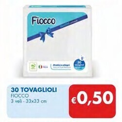 MD Discount Fiocco 30 tovaglioli offerta