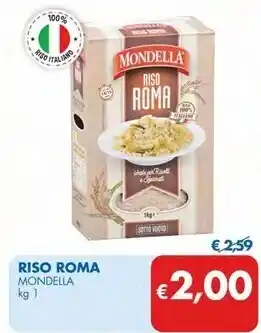 MD Discount Mondella riso roma offerta
