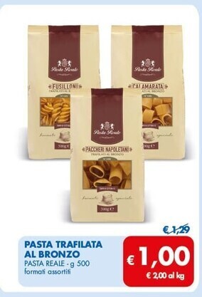 MD Discount Pasta reale pasta trafilata al bronzo offerta