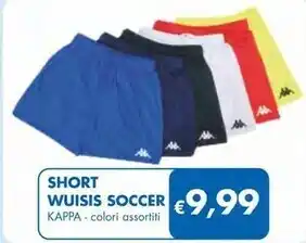MD Discount Kappa short wuisis soccer offerta