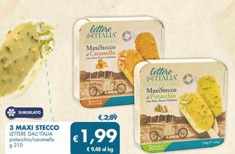 MD Discount Lettere dall'italia 3 maxi stecco offerta