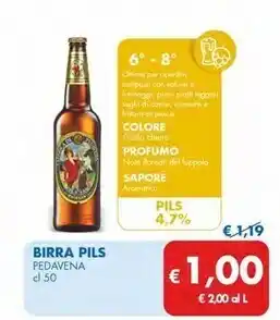 MD Discount Pedavena birra pils offerta