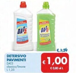 MD Discount Dat5 detersivo pavimenti offerta