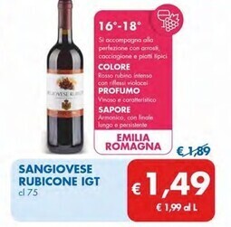 Sangiovese rubicone igt