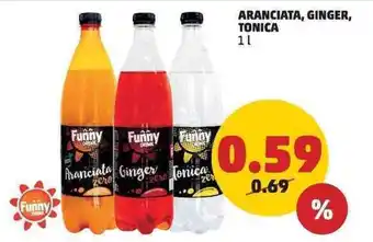PENNY ARANCIATA, GINGER, TONICA 1 l offerta